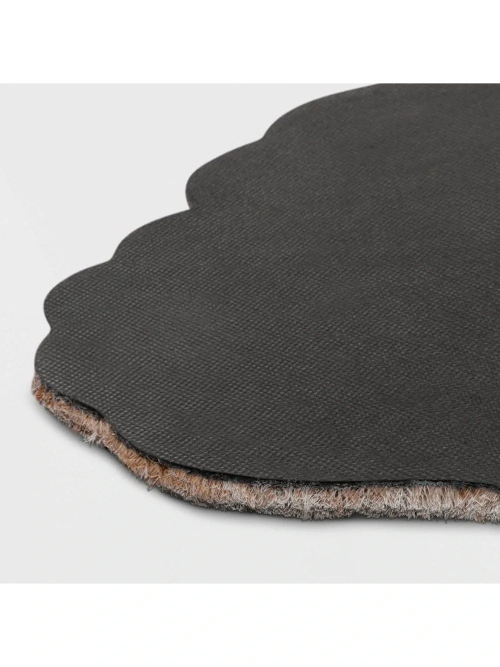 Coir Shell-Shaped Doormat in Brown and Cream 1 left top seller !!
